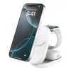 Carregador de interior Belkin UltraCharge 25W Qi2 3em1 carregador magnético UE branco redondo