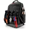 Bolsa de ferramentas Knipex X18 37 bolsas preto vermelho tecido plástico