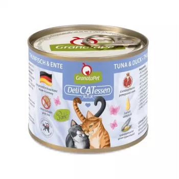 GRANATAPET DeliCATessen atum e pato - comida húmida para gatos - 200g