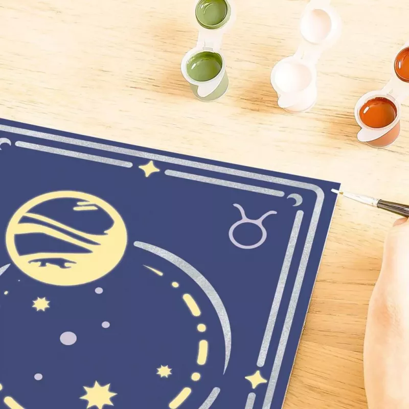 CreArt - signo zodiacal Touro, pintura