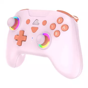 Comando sem fios com LED Subsonic Sweety rosa para Switch