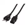 EFB-Elektronik Cabo de alimentação tipo suíço 12 - C13 180°, preto, 2,0 m, 3 x 0,75 mm² Fabricante: EFB Elektronik (EK537.2V3)