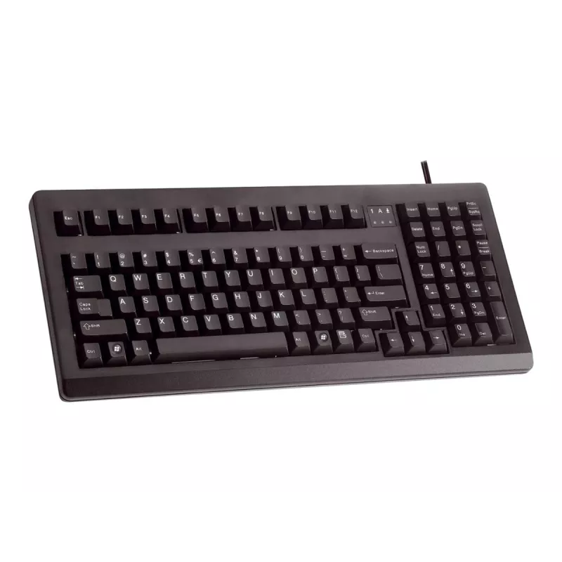 Teclado doméstico CHERRY G80-1800 USB QWERTZ alemão preto