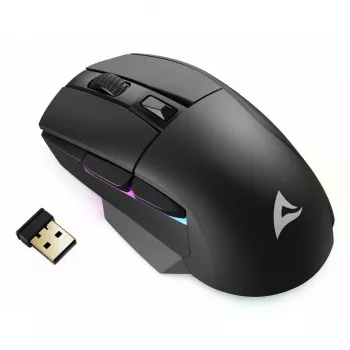 Rato gaming ótico RGB Skiller SGM50W preto