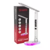 Candeeiro de mesa Hawk HW-LAMP03 branco RGB — candeeiro de secretária LED ajustável com iluminação RGB