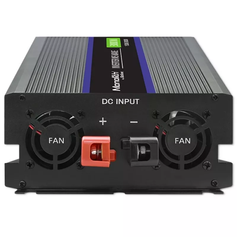 Inversor QOLTEC Monolith 3000 MS Wave, 12V→230V, 1500/3000W, com USB