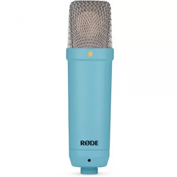 Microfone condensador de estúdio RØDE NT1 Signature Blue, cardioide, 20–20000 Hz, XLR, 52×189 mm, 313 g