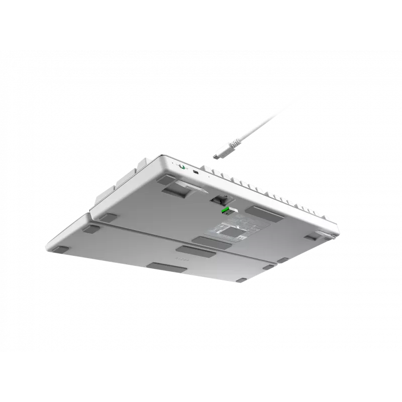 Teclado Razer Pro Type Ultra Escritório USB RF Wireless Bluetooth QWERTY US English Prateado Branco
