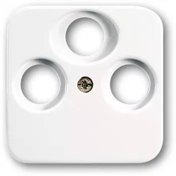 BUSCH JAEGER 1743-03-214 - branco - plástico - brilhante - Busch-Jaeger - SAT + TV + rádio - 1 unid.