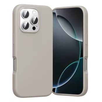 Capa protetora para telemóvel compatível com MagSafe Vention KUHM0-30 para iPhone 16 Pro, cinzento