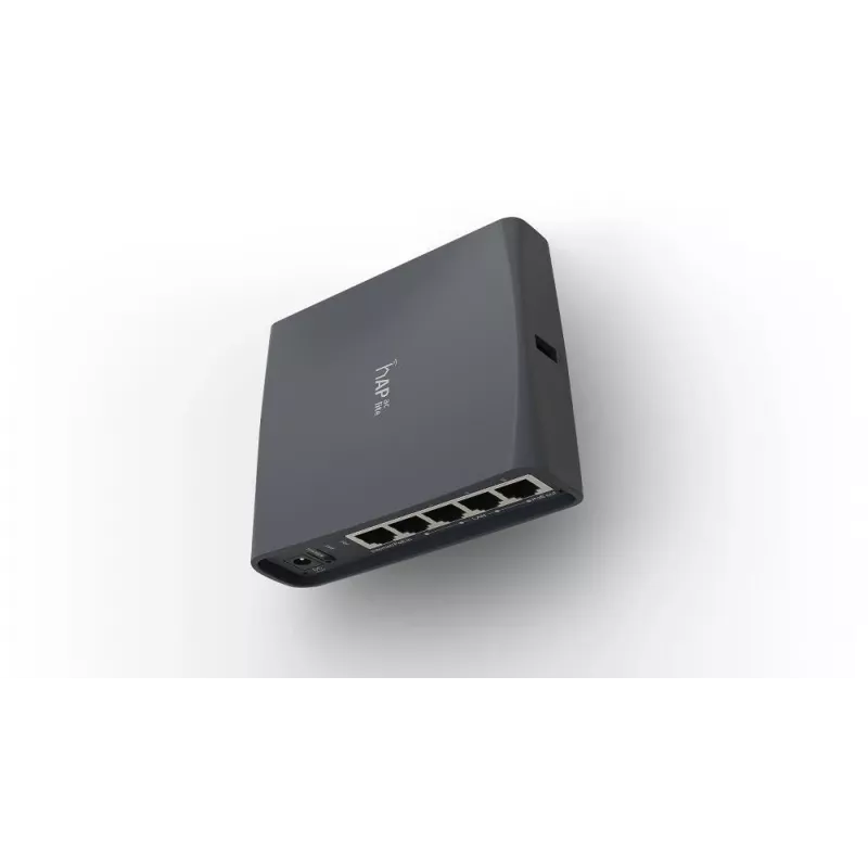 Mikrotik hAP ac lite Tower preto Power over Ethernet (PoE)