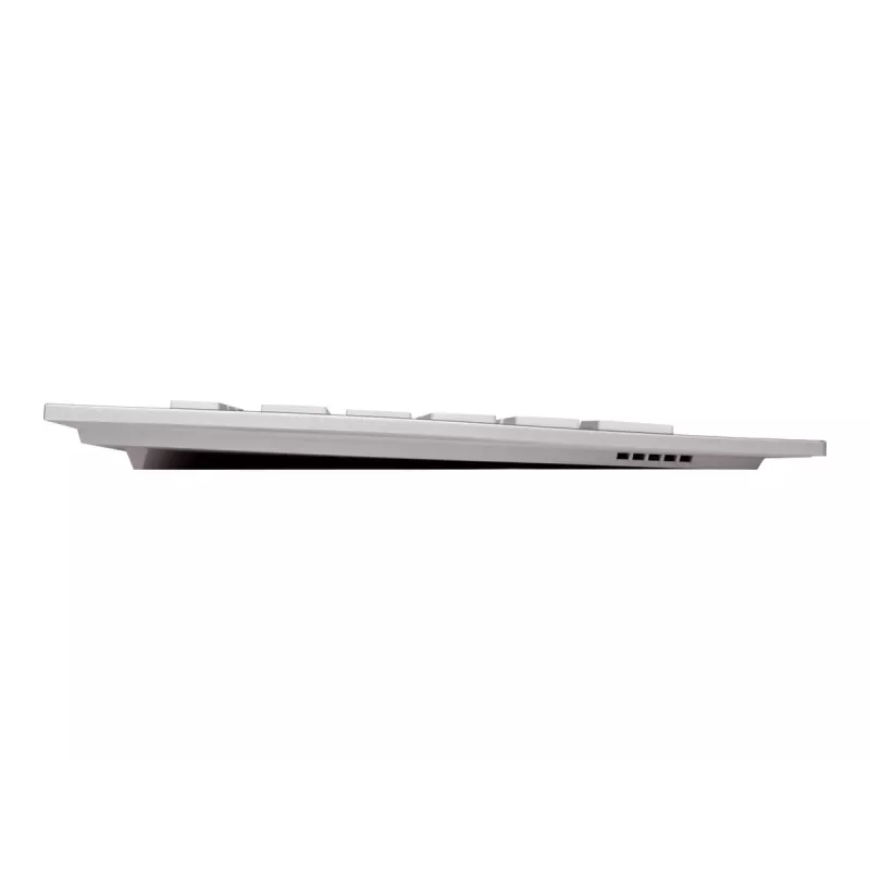 Teclado e rato CHERRY DW 8000 incluídos Office RF sem fios QWERTZ alemão prateado, branco