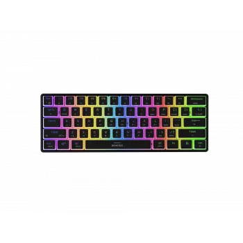 Teclado de gaming genesis THOR 660 G2 — sem fios (2,4 GHz, Bluetooth) e com fios, layout compacto