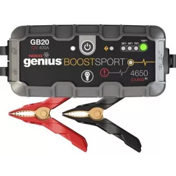 Sistema de arranque rápido NOCO Sport 400A arrancador auxiliar de lítio GB20 corrente de arranque (12 V)=400 A (GB20)