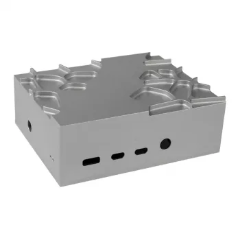 Caixa de alumínio Akasa para Raspberry Pi 4B com kit térmico - prateado (A-RA09-M1S)