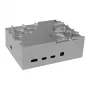 Caixa de alumínio Akasa para Raspberry Pi 4B com kit térmico - prateado (A-RA09-M1S)