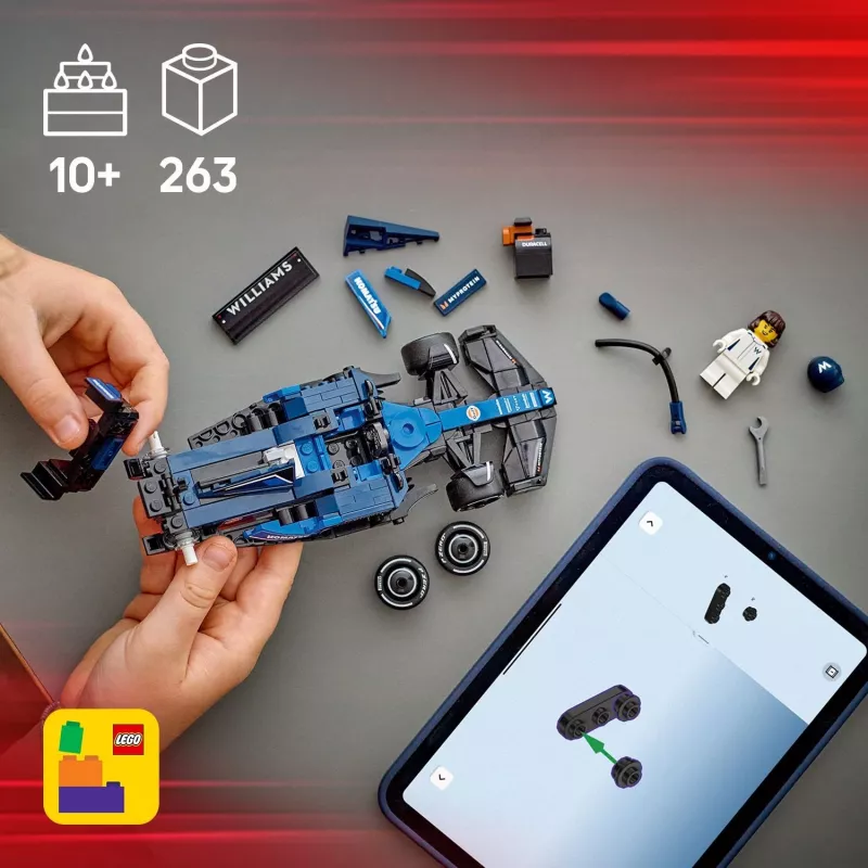 LEGO SPEED CHAMPIONS 77249 Williams Racing FW46 Carro de corrida F1