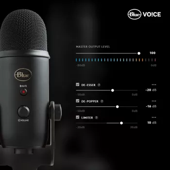 Microfone Blue Microphones Yeti USB Blackout