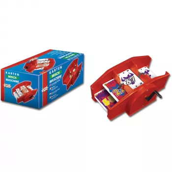 Máquina de baralhar cartas (vermelho)