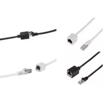 Logilink Professional - cabo de extensão de patch - RJ-45 (M) para RJ-45 (F) - 10 m - S/FTP - CAT 6a - isento de halogéneos, snagless, fiável - branco (CQX091S)