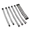 Conjunto de cabos modulares Kolink Core Adept para fontes de alimentação (preto/branco)