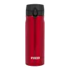 Garrafa térmica NOVEEN TB825 400 ml – recipiente de aço inoxidável isolado, vermelho