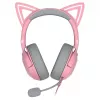 Razer Kraken Kitty V2 RZ04-04730200-R3M1 auscultadores gaming com fio, USB-A, microfone, drivers de 40 mm, Quartz Pink