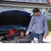 Carregador de bateria Einhell CE-BC 15 M 12 V preto vermelho