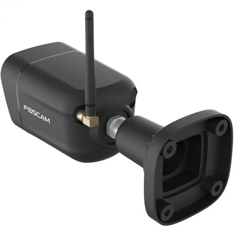Foscam V8P câmara WiFi bullet para exterior, 8 MP 4K (3840x2160), WiFi dual-band, foco, sirene, visão noturna, preta