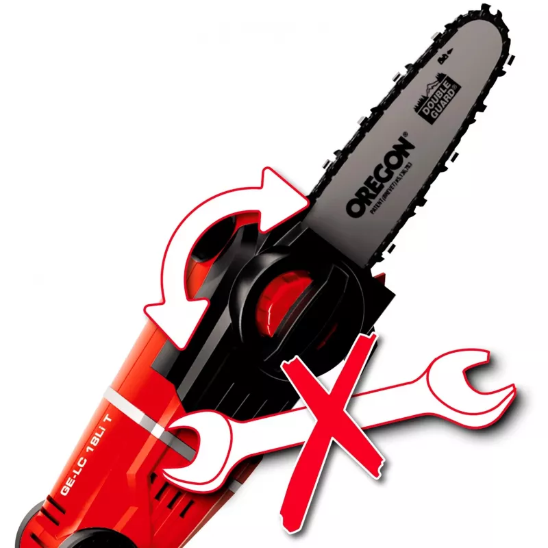 Corta-sebes Einhell GE-HH18/45Li T preto vermelho