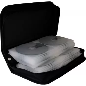 Bolsa de armazenamento MediaRange BOX55 para 96 discos preto