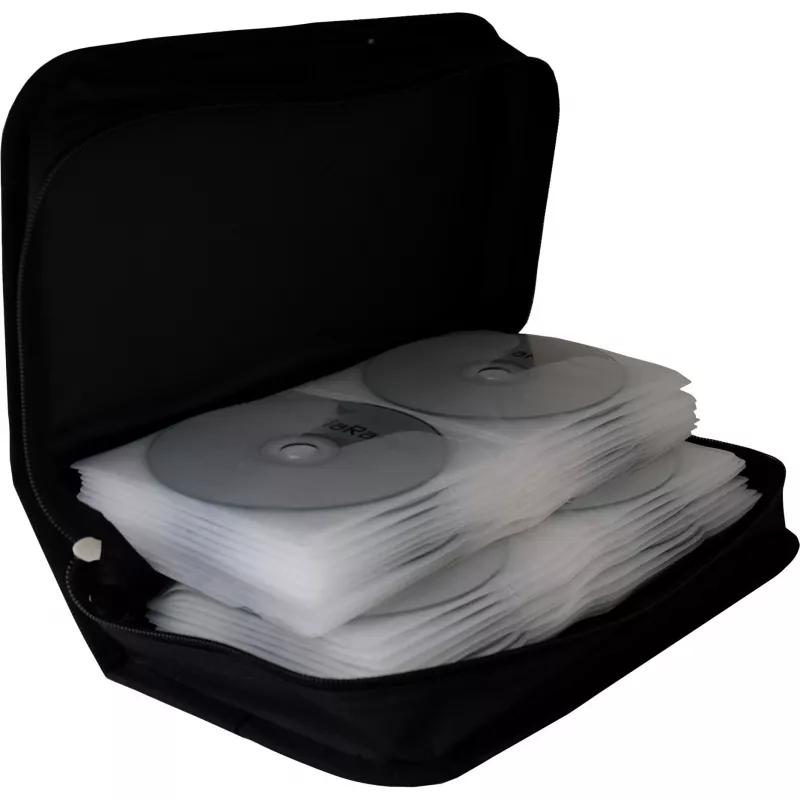 Bolsa de armazenamento MediaRange BOX55 para 96 discos preto