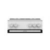 Fogão a gás independente com forno Gorenje GG5A10WFFM — placa de 4 bicos, forno de 70 l, superfície esmaltada, branco