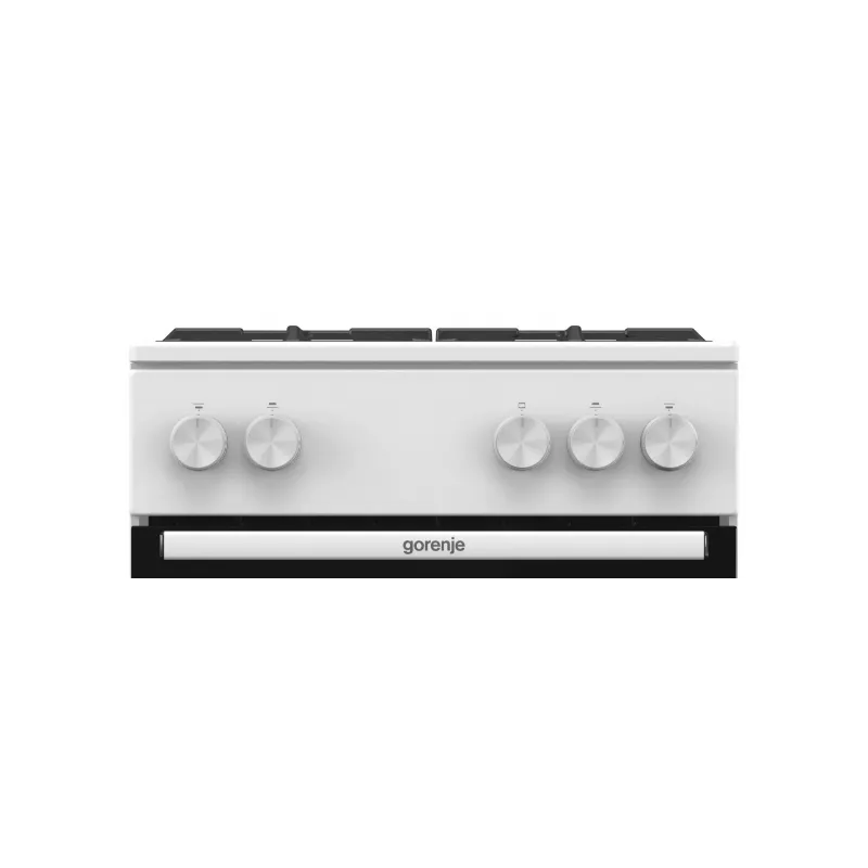 Fogão a gás independente com forno Gorenje GG5A10WFFM — placa de 4 bicos, forno de 70 l, superfície esmaltada, branco