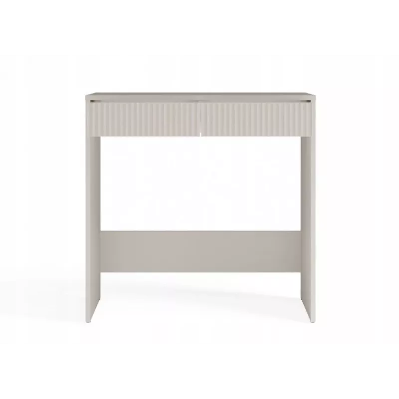 Tampo de secretária e shop MARINA 2S fino KASZMIR — secretária compacta com 2 gavetas, perfil estreito
