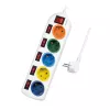 Distribuidor de energia LogiLink LPS258 1,5 m 5 tomadas AC interior branco