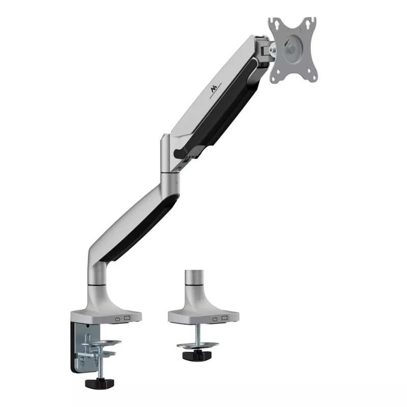 Suporte para monitor MACLEAN MC-969 braço duplo com mola a gás para ecrãs 17–45 polegadas, carga máx. 16 kg