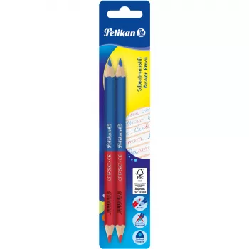 Lápis de cor Pelikan 811118 azul vermelho 2 unid.