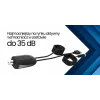 Antena DVB-T para automóvel Shark SHA301CAR com amplificador ativo para receção de TV no veículo