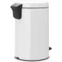 Balde de pedal Brabantia Pedal Bin Newicon 12,0 L branco