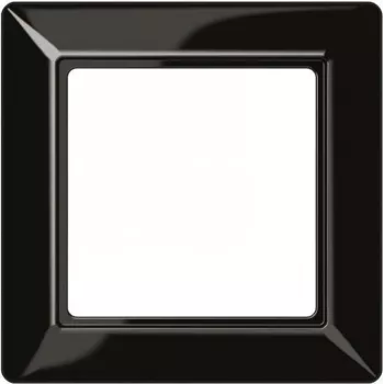 Jung moldura 1 tomada preto horizontal/vertical AS 581 SW (AS581SW)