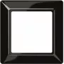 Jung moldura 1 tomada preto horizontal/vertical AS 581 SW (AS581SW)