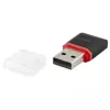 Leitor de cartões Esperanza EA134K preto, prateado, transparente USB 2.0