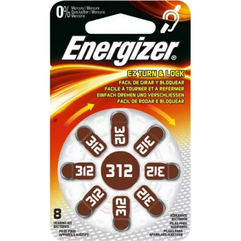 Pilha Energizer zinco 312/8 unid. blister (639088)