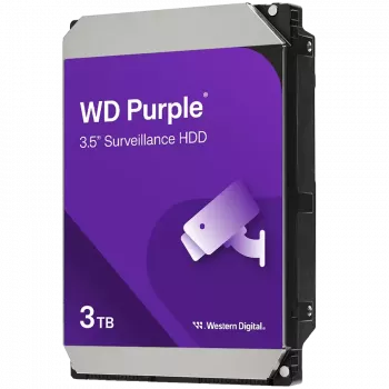 Disco rígido interno Western Digital Purple WD34PURZ 3 TB 3,5 polegadas 5400 rpm 128 MB Serial ATA III