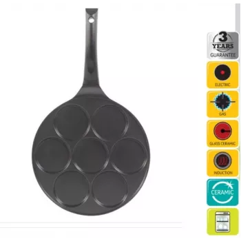 Frigideira para crepes LAMART LT1293, alumínio antiaderente, 27 cm de diâmetro
