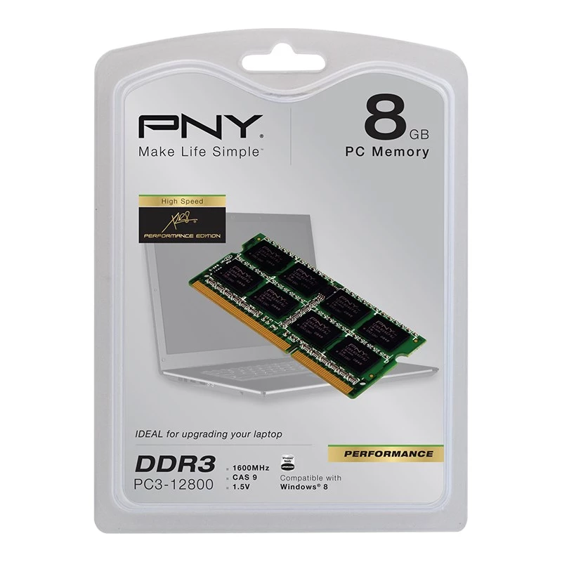 Módulo de memória PNY DDR3 8GB 1600MHz 1 x 8GB