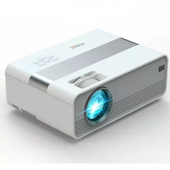 Projetor Technaxx TX-127 Standard Throw 2000 ANSI lúmenes LCD 1080p (1920x1080) prateado branco