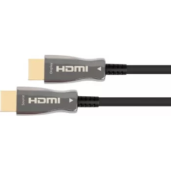 Cabo HDMI 2.1 híbrido AOC Ultra-High-Speed, 8K @60Hz / 4K @120Hz, 48 Gbit/s, preto, 50m, PYTHON (AOC-H21050)
