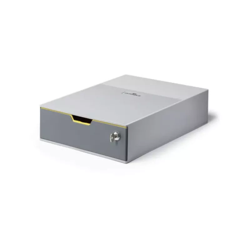 Caixa de arquivo em plástico cinzento Durable 760127